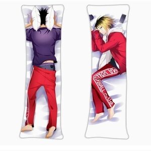 Anime Body Pillowcase Kozume Kenma and Kuroo Tetsurou Haikyuu Volleyball Japanes